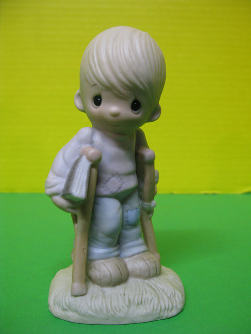 "He Watches Over Us All" Porcelain Figurine