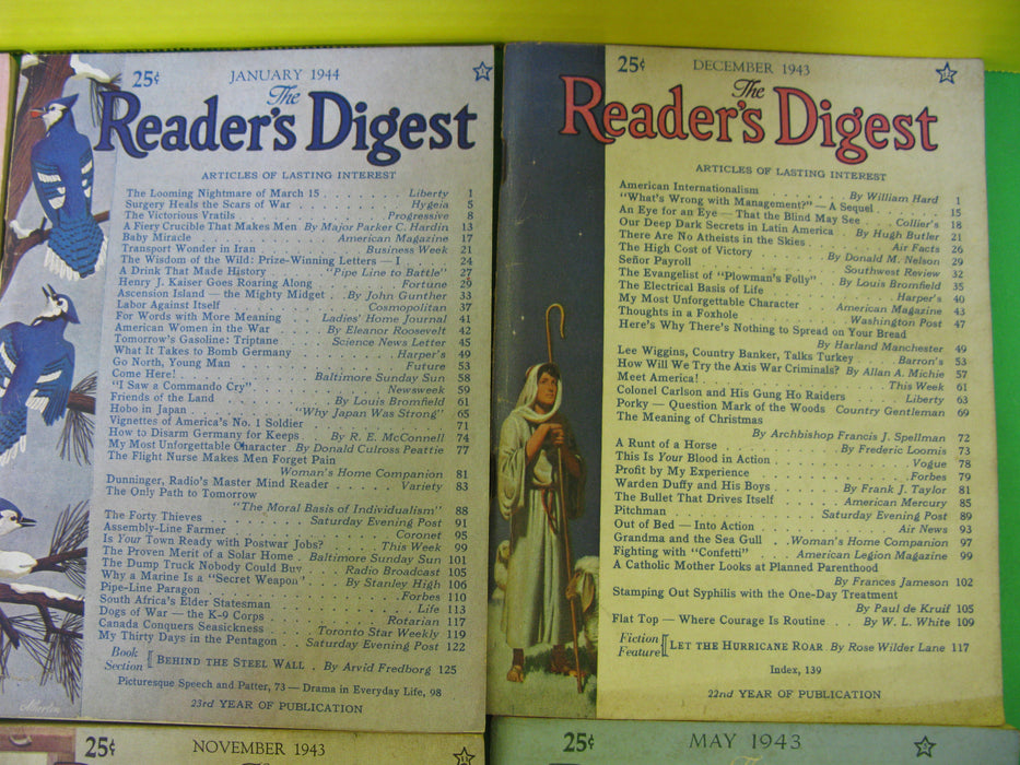 12 Vintage Reader's Digest