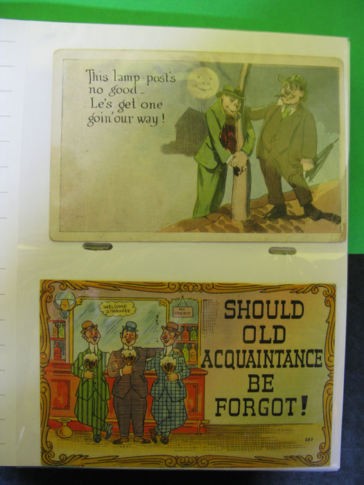 Album of Vintage Humorous Postcards