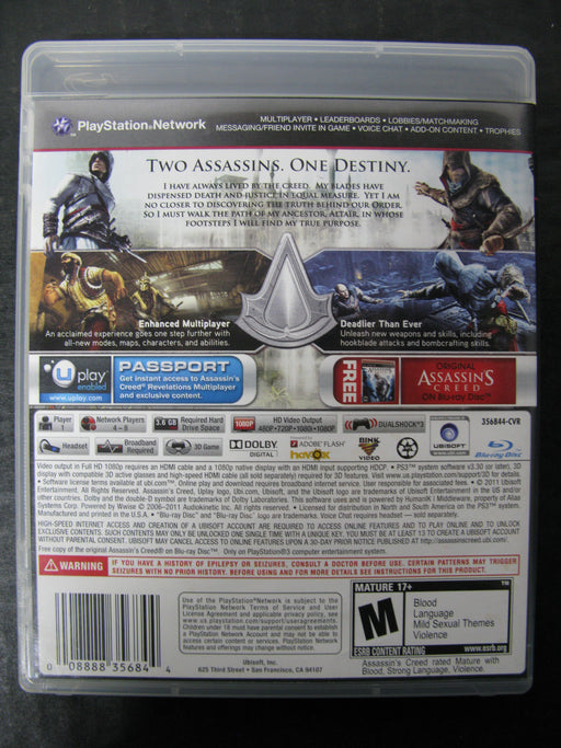 PS3 Assassin's Creed Revelations