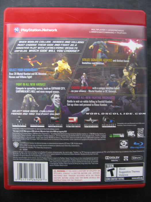 PS3 Mortal Kombat vs DC Universe
