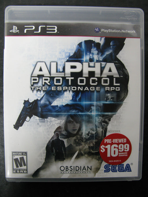 PS3 Alpha Protocol The Espionage RPG