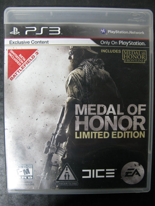 PS3 Medal of Honor Limited Edition