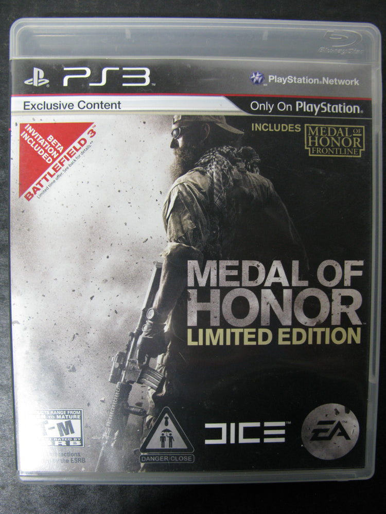 PS3 Medal of Honor Limited Edition