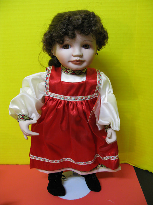 Natasha Russian Girl Porcelain Doll