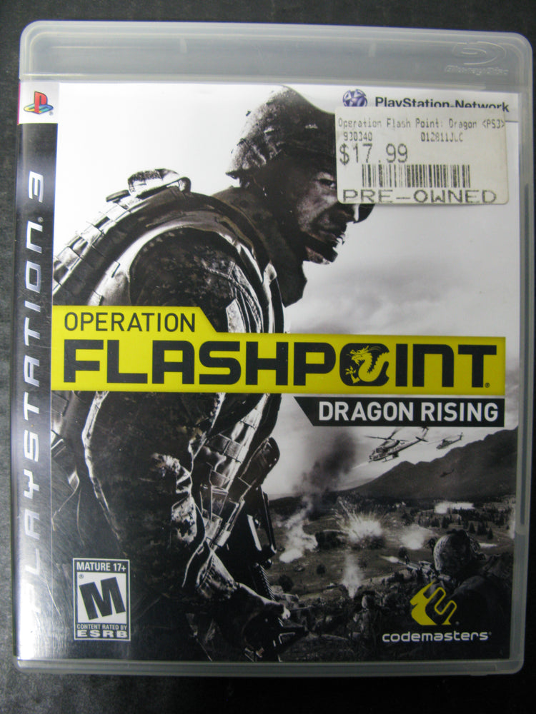 PS3 Operation Flashpoint Dragon Rising
