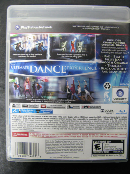 PS3 Michael Jackson The Experience