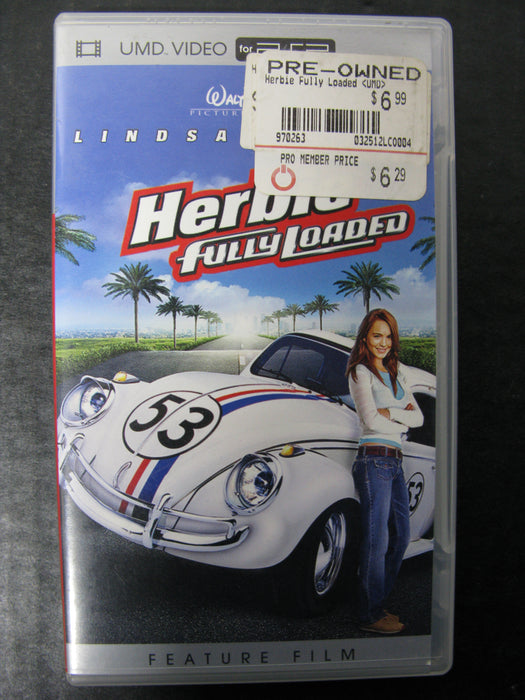 PSP UMD Video Herbie Fully Loaded