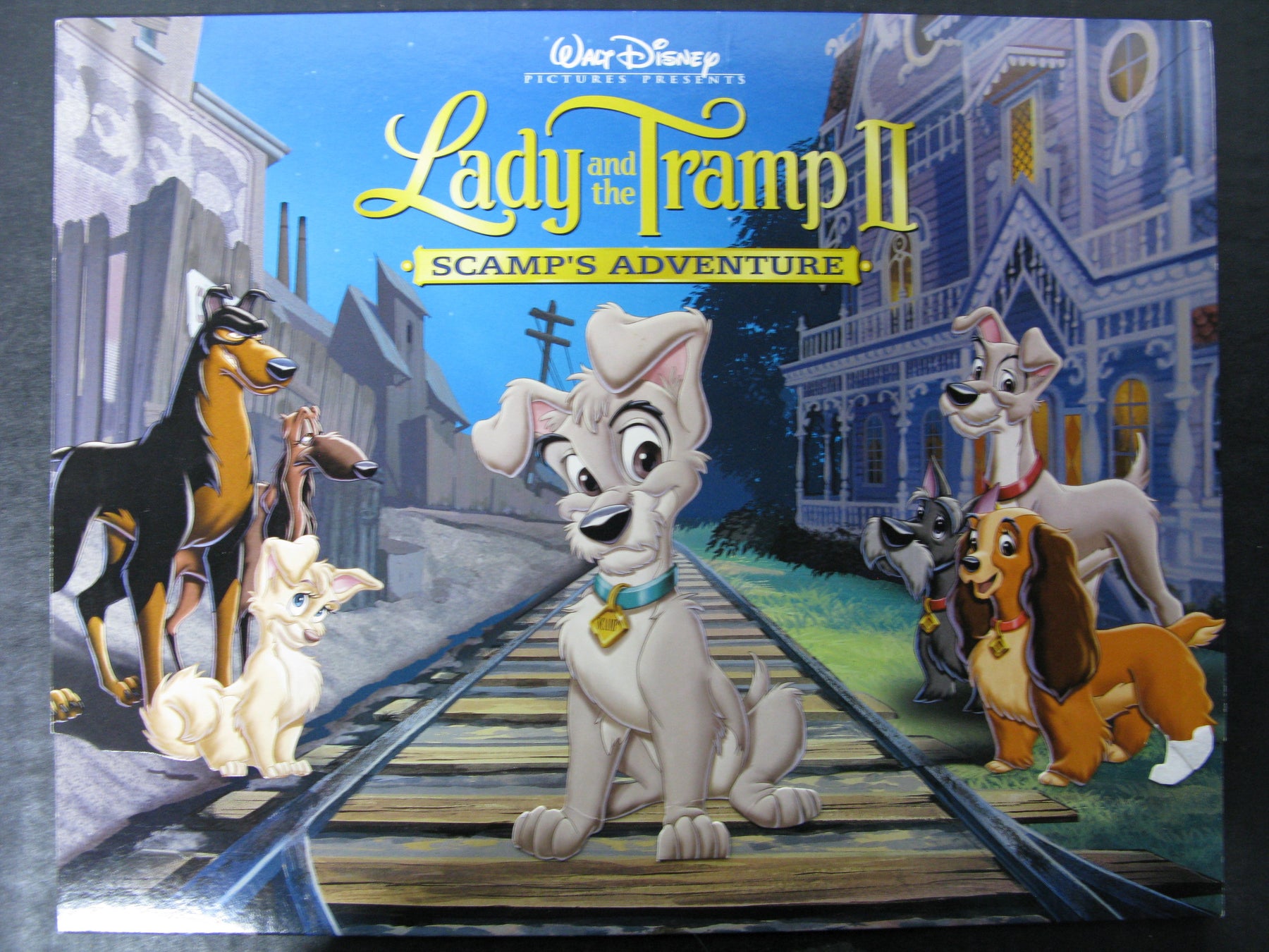Walt Disney Lady and the Tramp II Scamp's Adventure - Exclusive Disney Lithograph Portfolio