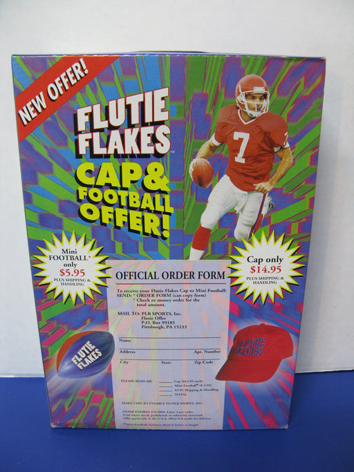 Second Edition Collector's Cereal Box-Flutie Flakes EMPTY