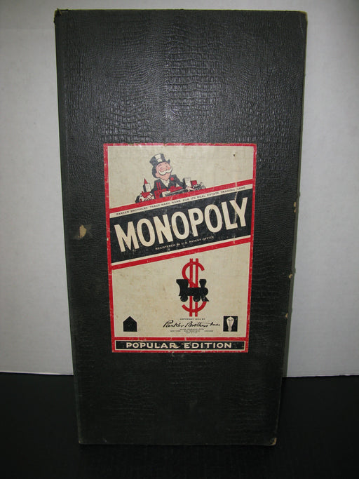 Popular Edition Monopoly Board Game 1954 edition