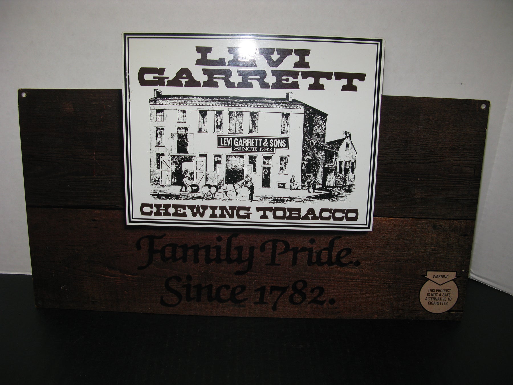 Levi Garrett Chewing Tobacco-Family Pride Since 1782 Metal Sign