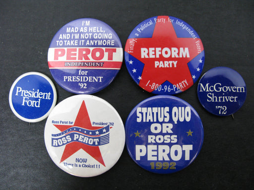 Ross Perot for President Pins