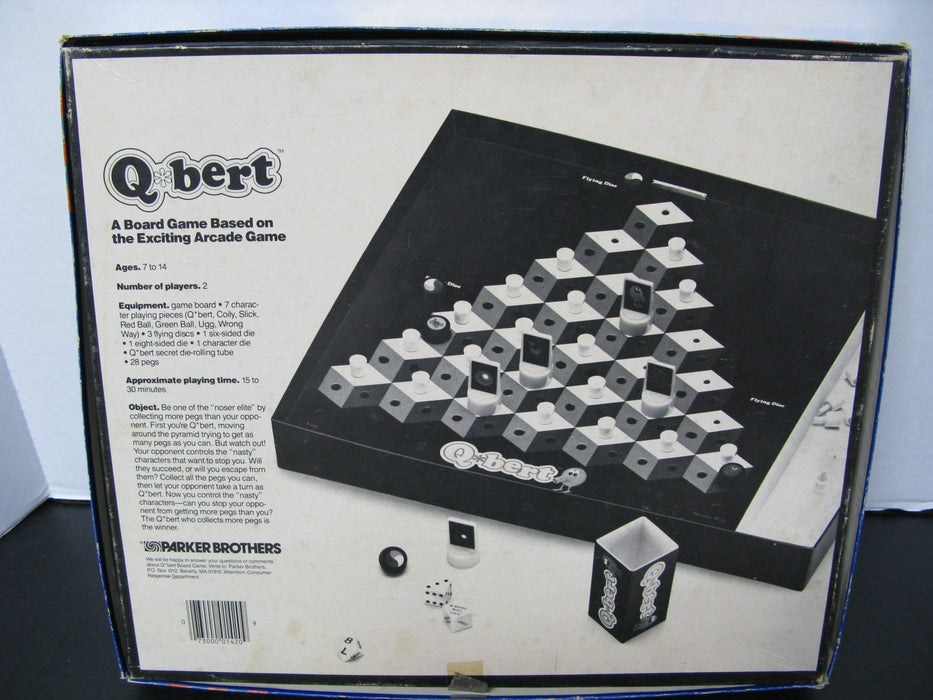 Vintage Q-Bert Board Game