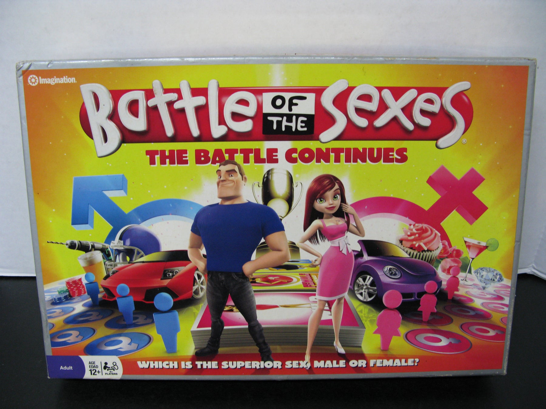 Battle of the Sexes Toplist card game, Board Game