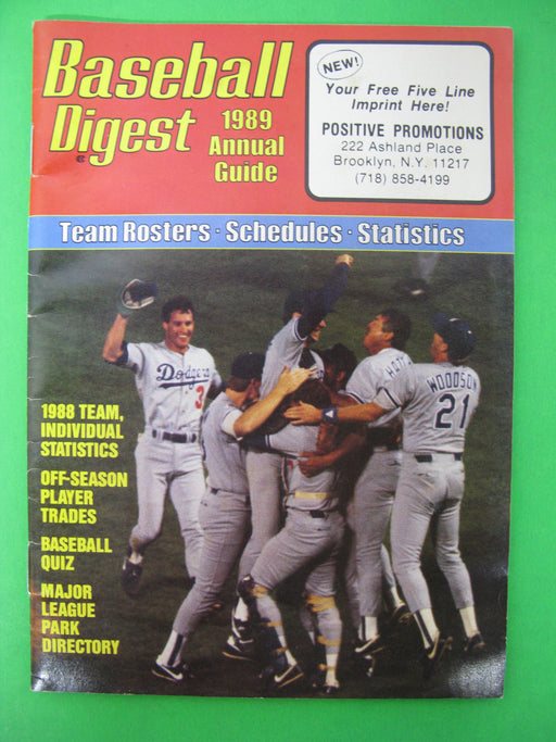 Baseball Digest 1989 Annual Guide