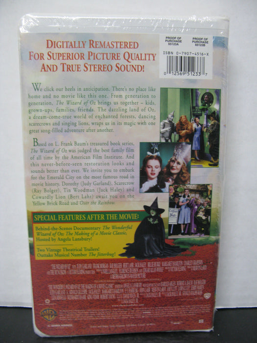 The Wizard of OZ VHS