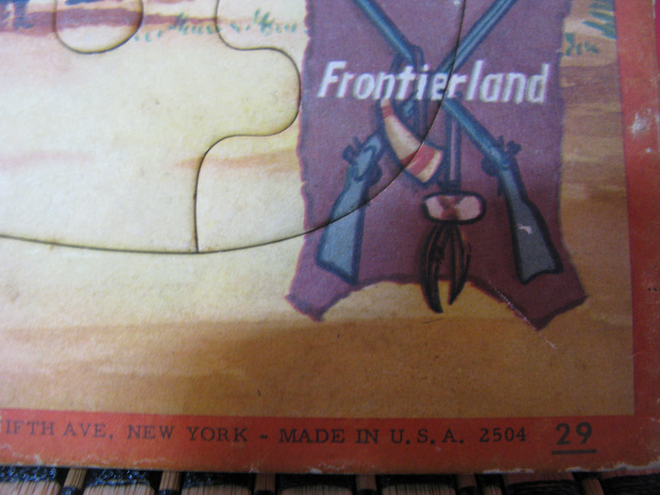 Disney Land Frontier-land Puzzle