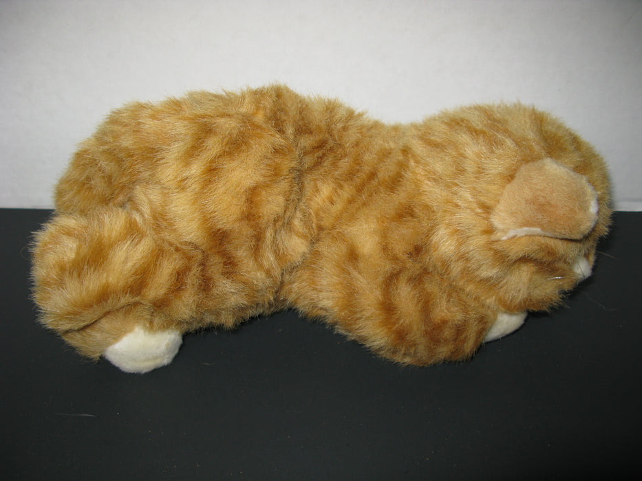 Brown Striped Plush Cat