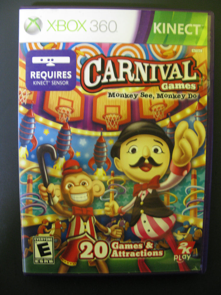 Xbox 360 Kinect Carnival Games Monkey See, Monkey Do