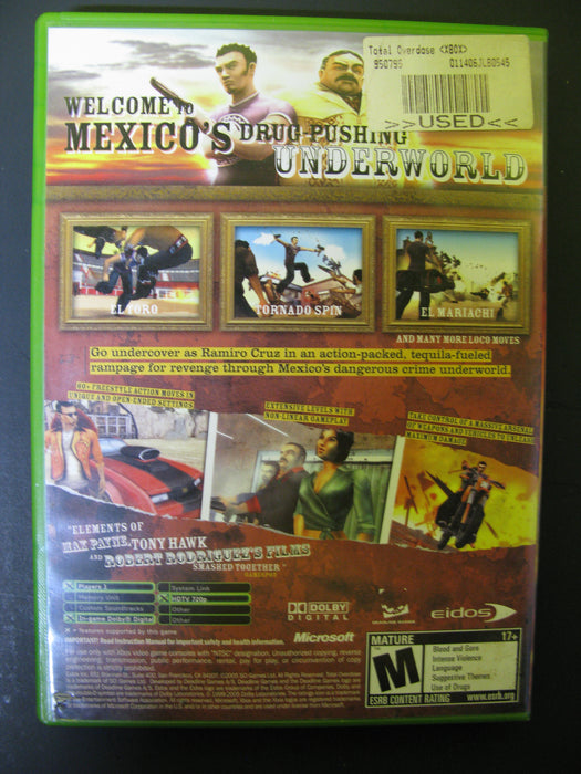 Xbox Total Overdose A Gunslinger's Tale in Mexico