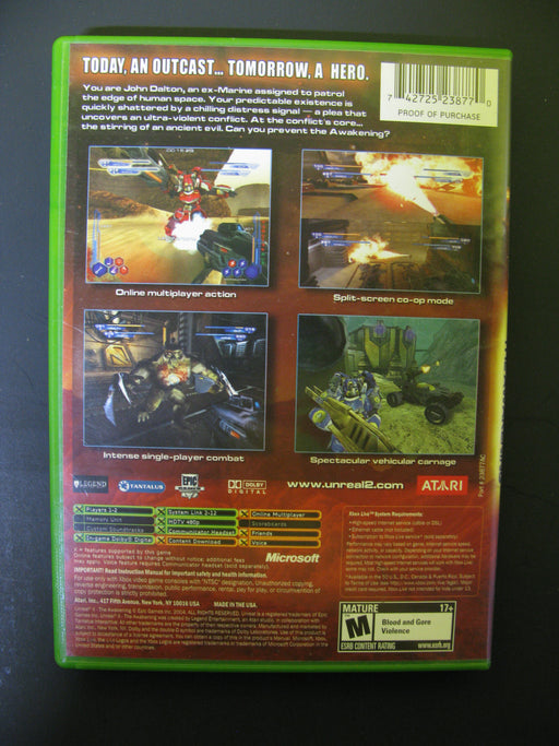 Xbox Unreal II The Awakening