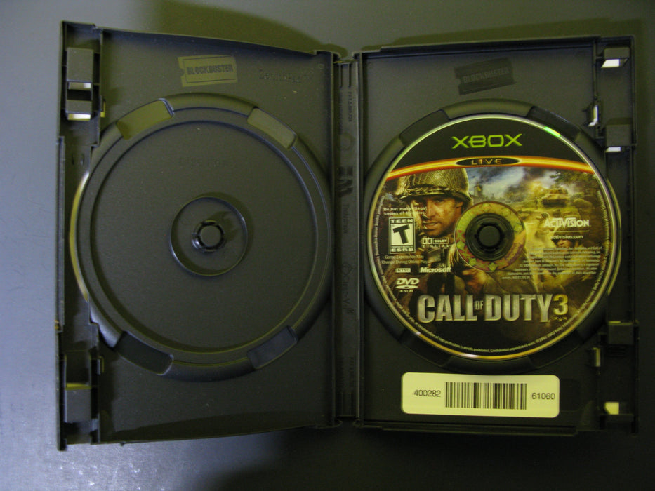 Xbox Call of Duty 3