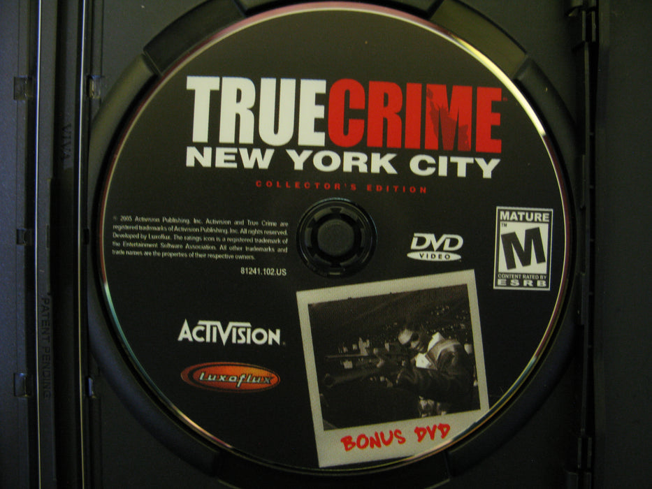 Xbox True Crime New York City Collector's Edition