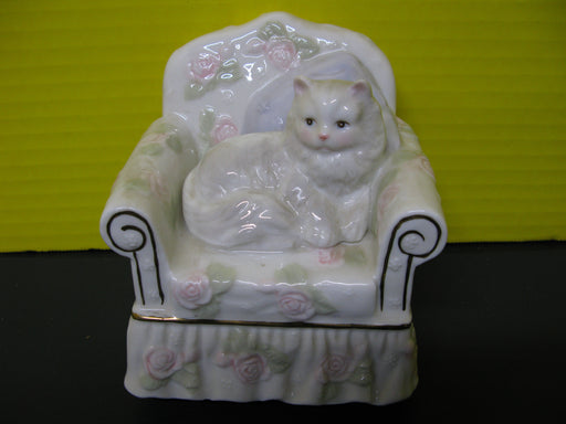 Kitten on Chair Music Box