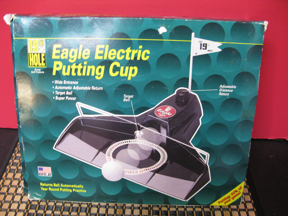 Golfer's Putter Pool & Eagle Electric Putting Cup