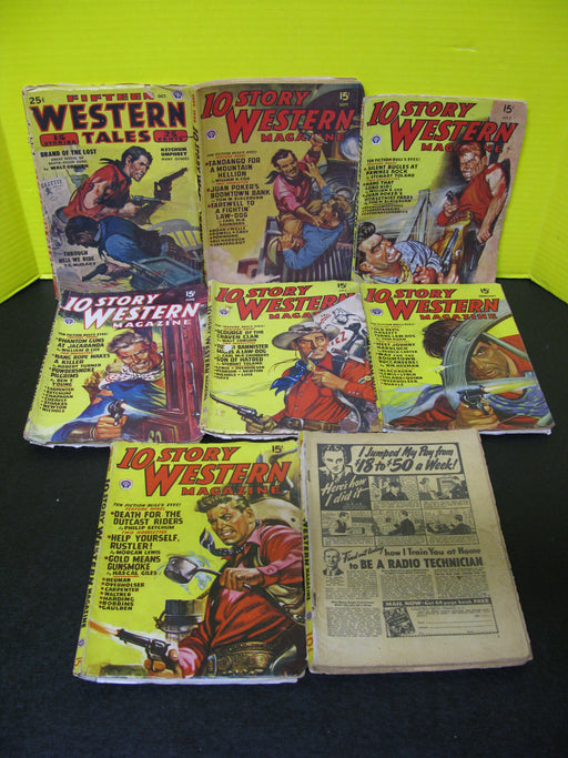 8 Story Western and Western Tales Magazines