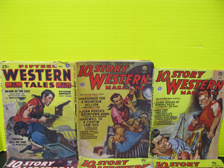 8 Story Western and Western Tales Magazines