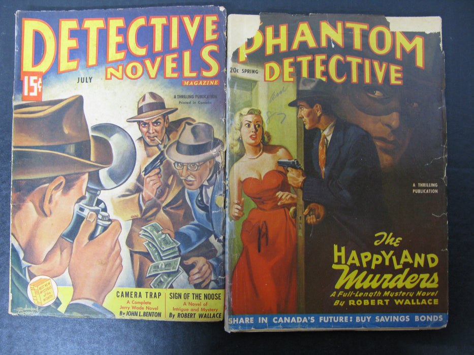 11 Detective Magazines