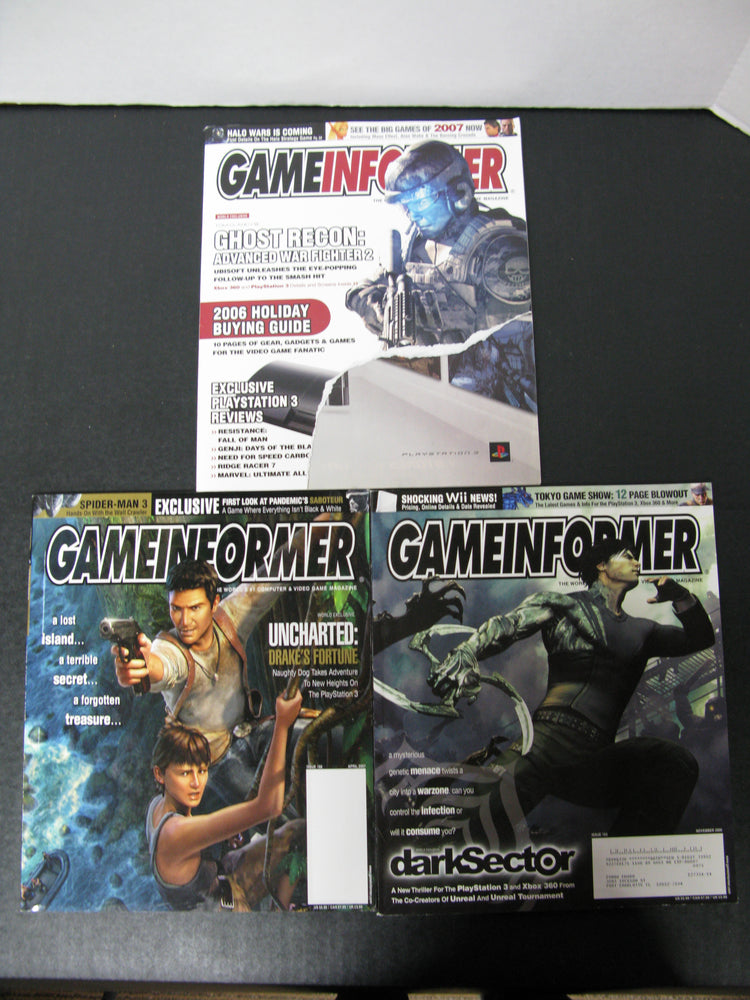 3 Game Informer Magazines