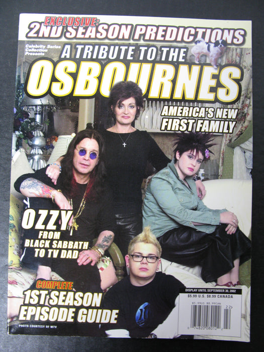 A Tribute to the Osbournes Magazine