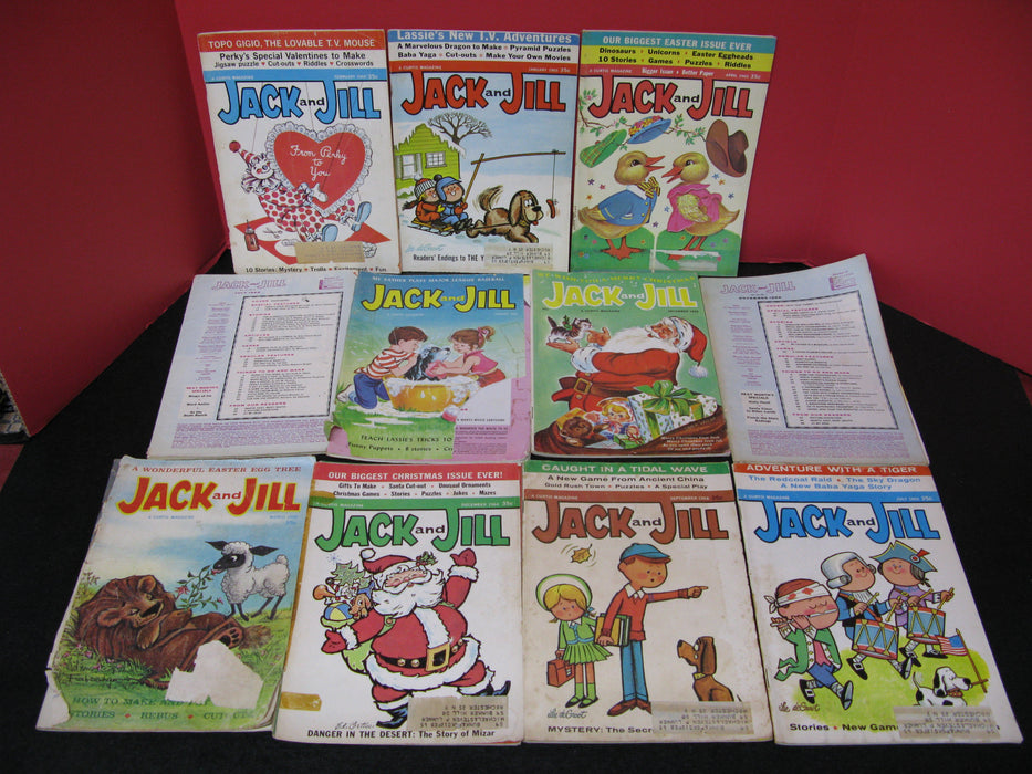 11 Jack and Jill Magazines (1963/1964/1965)