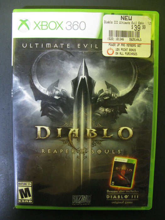 Xbox 360 Diablo Reaper of Souls