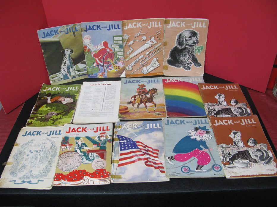 14 Jack and Jill Magazines (1942)