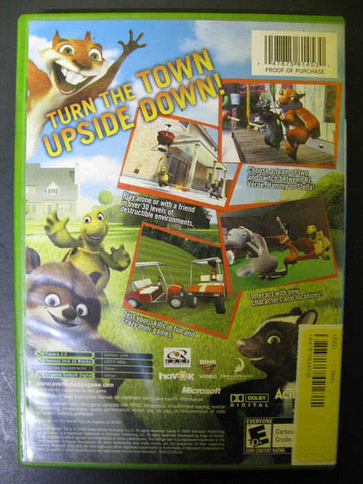 Xbox Over the Hedge