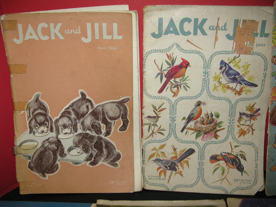11 Jack and Jill Magazines (1943)