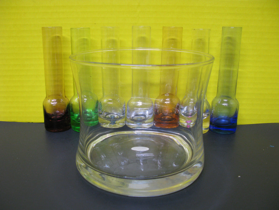 Glassware with 7 Shot Glasses