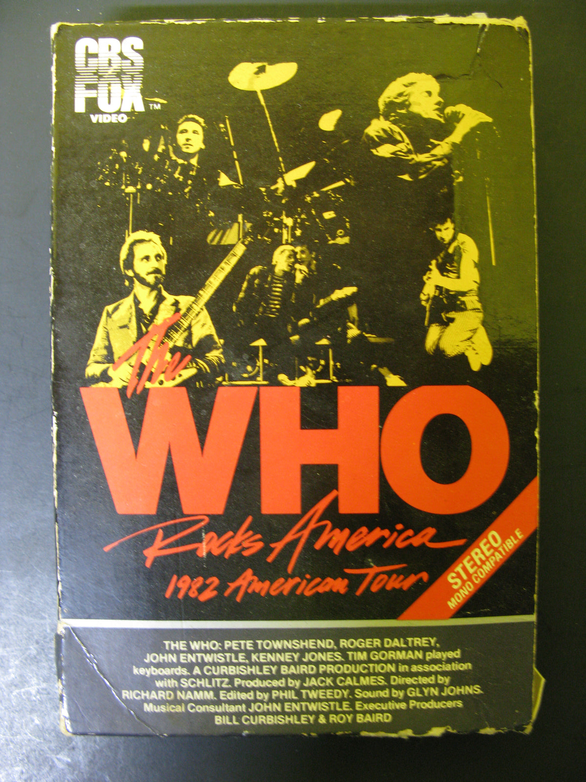 The Who Rocks America 1982 American Tour VHS — The Pop