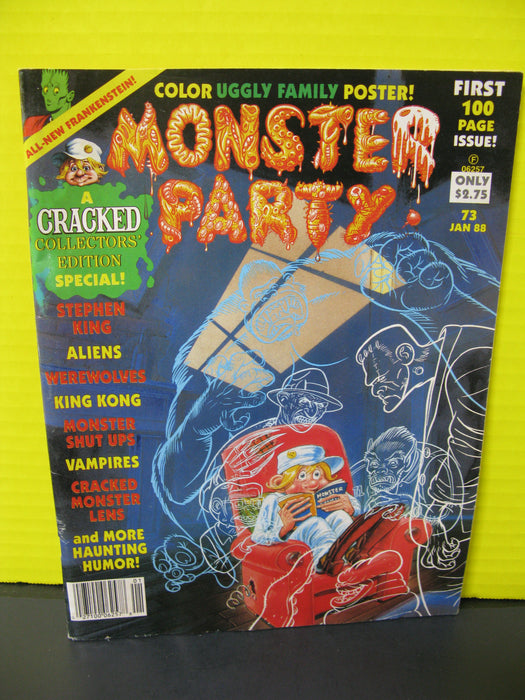 Cracked Collectors' Edition Monster Party Issue #73 Jan. 88