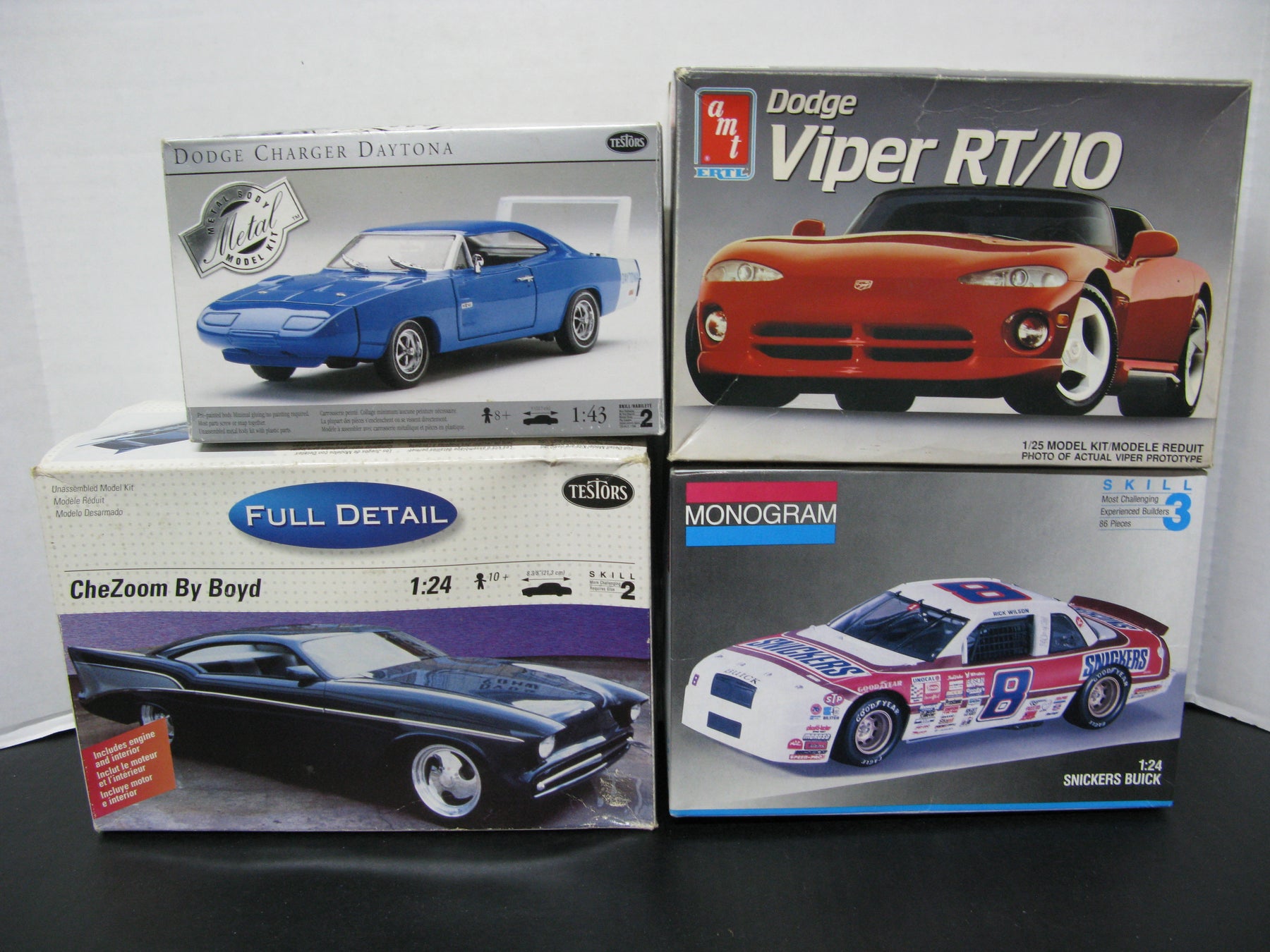 4 Model Car Kits