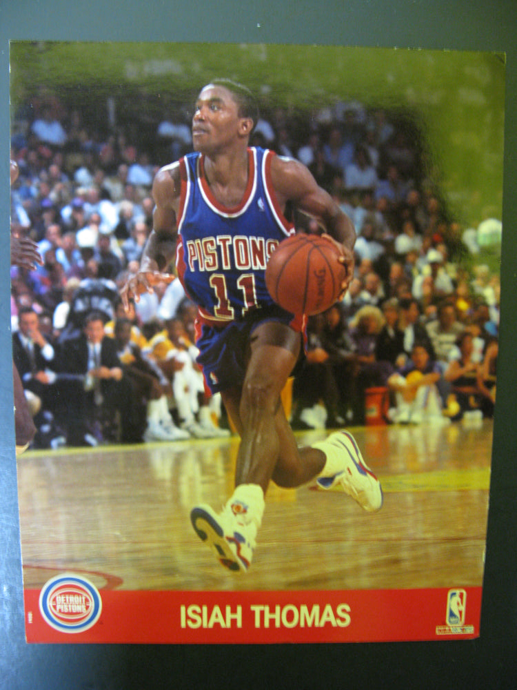 Isiah Thomas - Detroit Pistons - Big Basketball Card