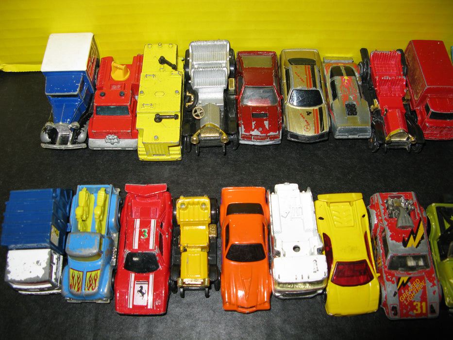 Lot of Little Cars and Other Vehicles