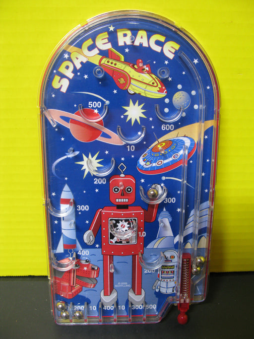 Space Race Pinball Robot UFO Game Toy
